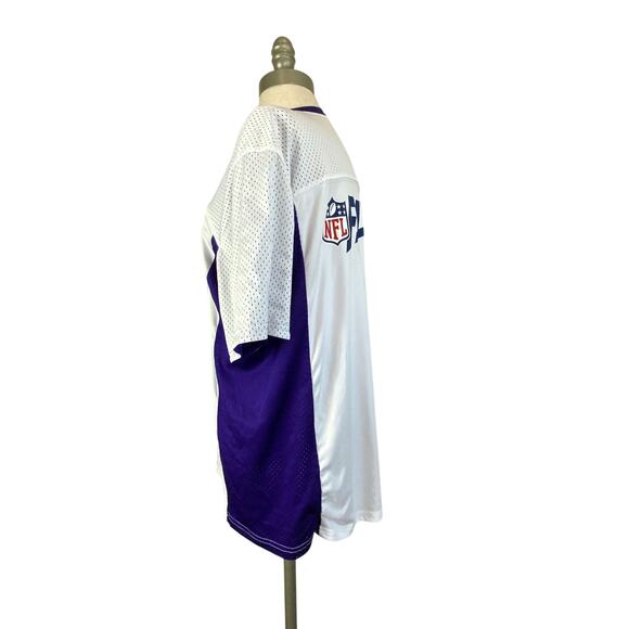 Minnesota Vikings Jersey Men’s M, NFL Flag Football Reversible Purple White - Picture 3 of 11